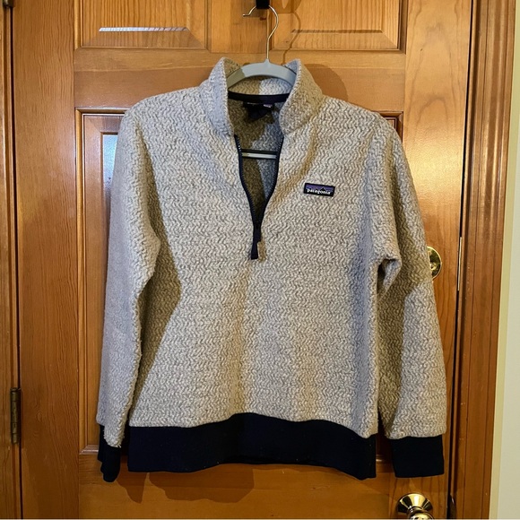 Patagonia Woolyester Fleece Quarter Zip Medium - Picture 2 of 8